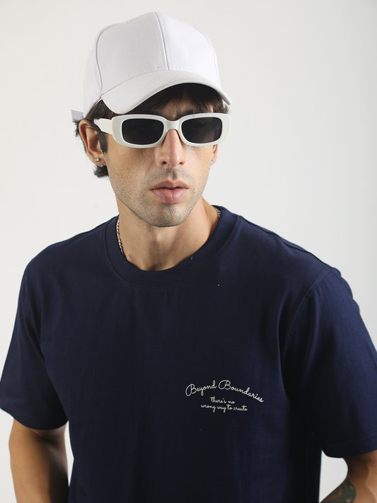 Jockey Navy Half Sleeve T-Shirt