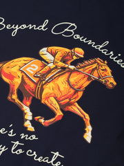 Jockey Navy Half Sleeve T-Shirt