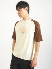 Cultural Cream Half Sleeve T-Shirt