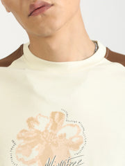 Cultural Cream Half Sleeve T-Shirt
