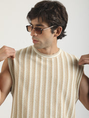 Desert Stripe Sleeveless T-Shirt