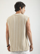 Desert Stripe Sleeveless T-Shirt