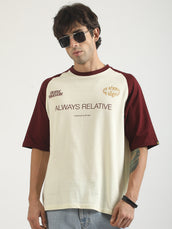 Key Signals Cream Half Sleeve T-Shirt