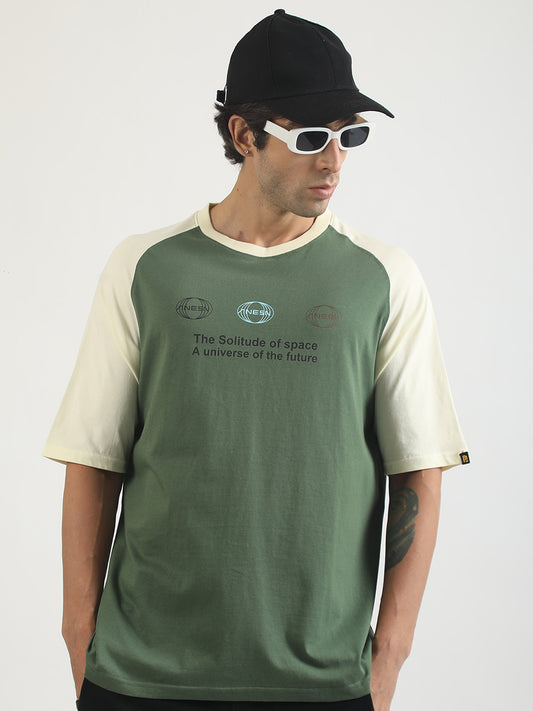 Ansen Hunter Green Half Sleeve T-Shirt