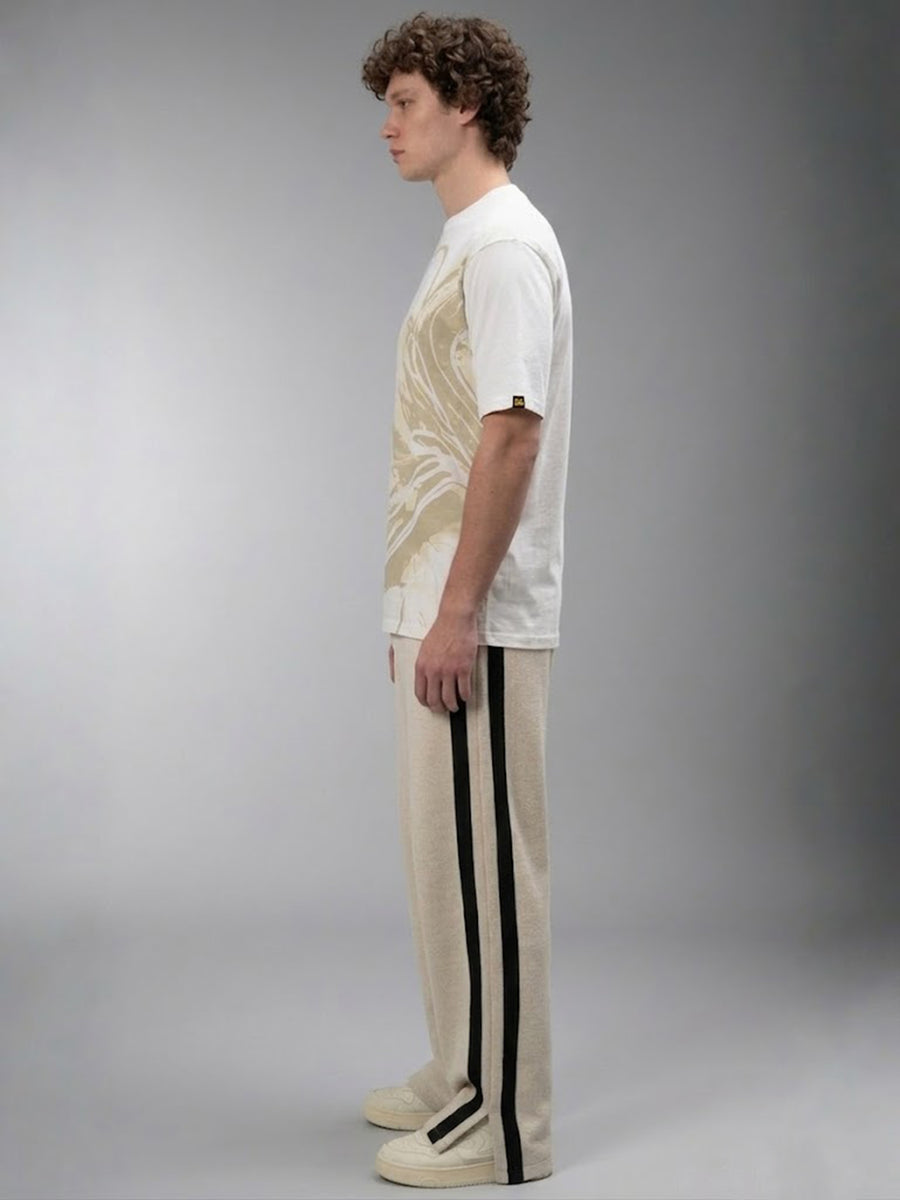 Noise White T-Shirt Co-Ords Set