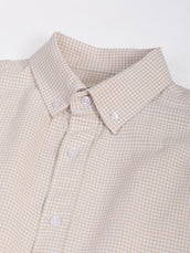 Mini Checks Beige Full Sleeve Shirt