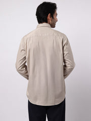 Soft Twill Biscuit Full Sleeve Shirt