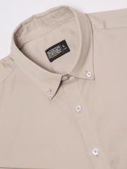 Soft Twill Biscuit Full Sleeve Shirt
