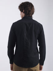 Geometric Black Full Sleeve Shirt