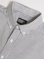 Oxford Stripes Black Full Sleeve Shirt