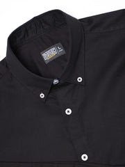 Soft Twill Black Full Sleeve Shirt