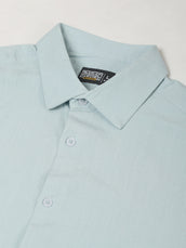 Soft Tech Blue Full Sleeve Shirt