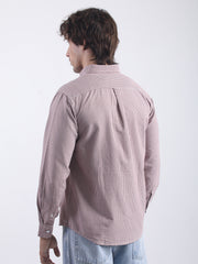 Mini Checks Brown Full Sleeve Shirt