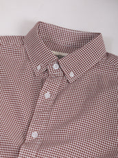 Mini Checks Red Full Sleeve Shirt