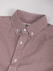 Mini Checks Brown Full Sleeve Shirt