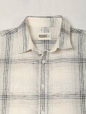 Graphite Plaid Cream Shirt