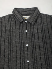 Broken Pinstripes Dark Grey Shirt