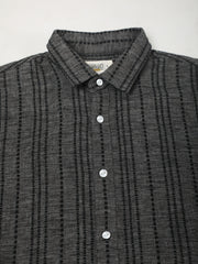 Broken Pinstripes Dark Grey Shirt