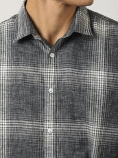 Graphite Plaid Dark Grey Shirt