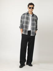 Graphite Plaid Dark Grey Shirt