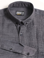Super Twill Grey Full Sleeve Shirt