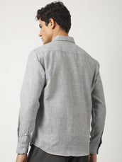 Light Grey Checks Shirt