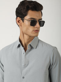 Soft Tech Light Grey Full Sleeve Shirt