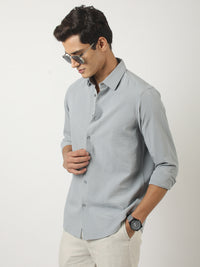 Soft Tech Light Grey Full Sleeve Shirt