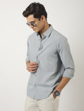 Soft Tech Light Grey Full Sleeve Shirt