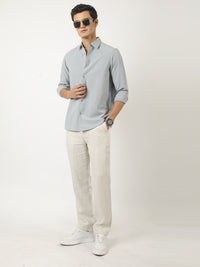 Soft Tech Light Grey Full Sleeve Shirt