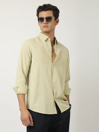 Ligh Green Full Sleeve Soft-Tech Shirt