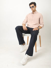 Light Pink Soft Tech Full Sleeve Shirt