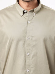 Soft Twill Mist Green Full Sleeve Shirt