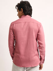 Super Twill Pink Full Sleeve Shirt