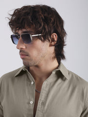 Cotton Linen Tan Full Sleeve Shirt