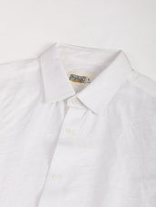 Geometric White Full Sleeve Shirt