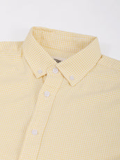 Mini Checks Yellow Full Sleeve Shirt