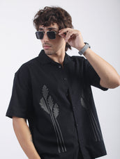 Midnight Flore Black Shirt