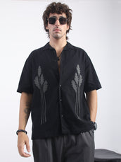 Midnight Flore Black Shirt