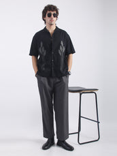 Midnight Flore Black Shirt
