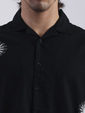Mystic Petals Black Shirt