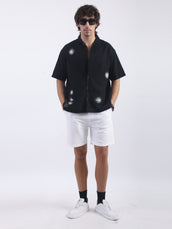 Mystic Petals Black Shirt