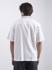Burnt Botanica White Shirt