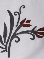 Burnt Botanica White Shirt