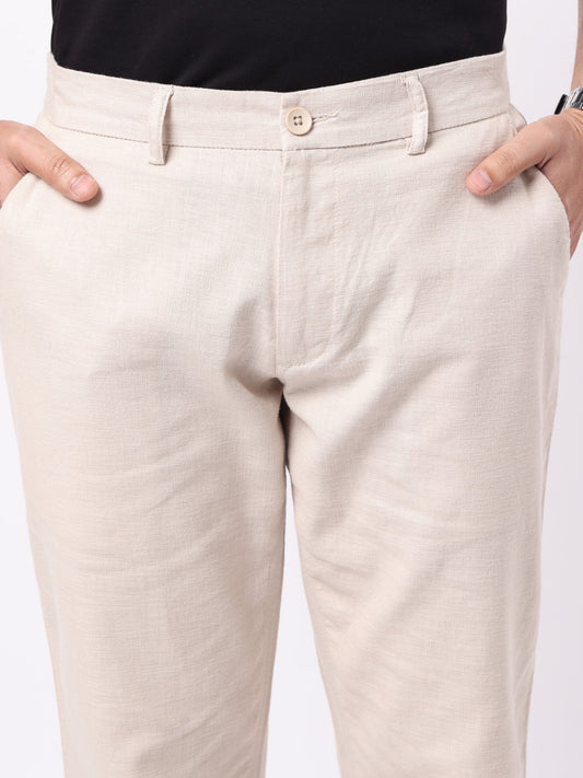 Madrad Linen Beige Trouser
