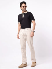 Madrad Linen Blend Beige Trouser