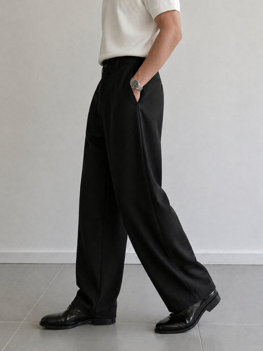 Baggy Fit Black Barbie Trouser