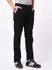 Madrad Linen Blend Black Trouser