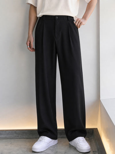 Baggy Fit Black Modular Trouser