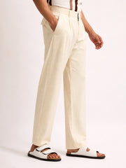 Turkish Linen Cream Trouser